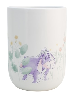 Dosificador jabón convencional + vaso Pooh de Winnie Pooh de cerámica