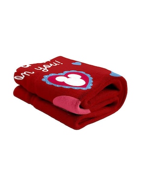 Toalla para baño Providencia Premium Amor Mickey & Minnie de microfibra