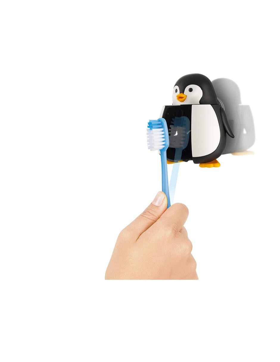 Portacepillo Pingüino chico negro 4
