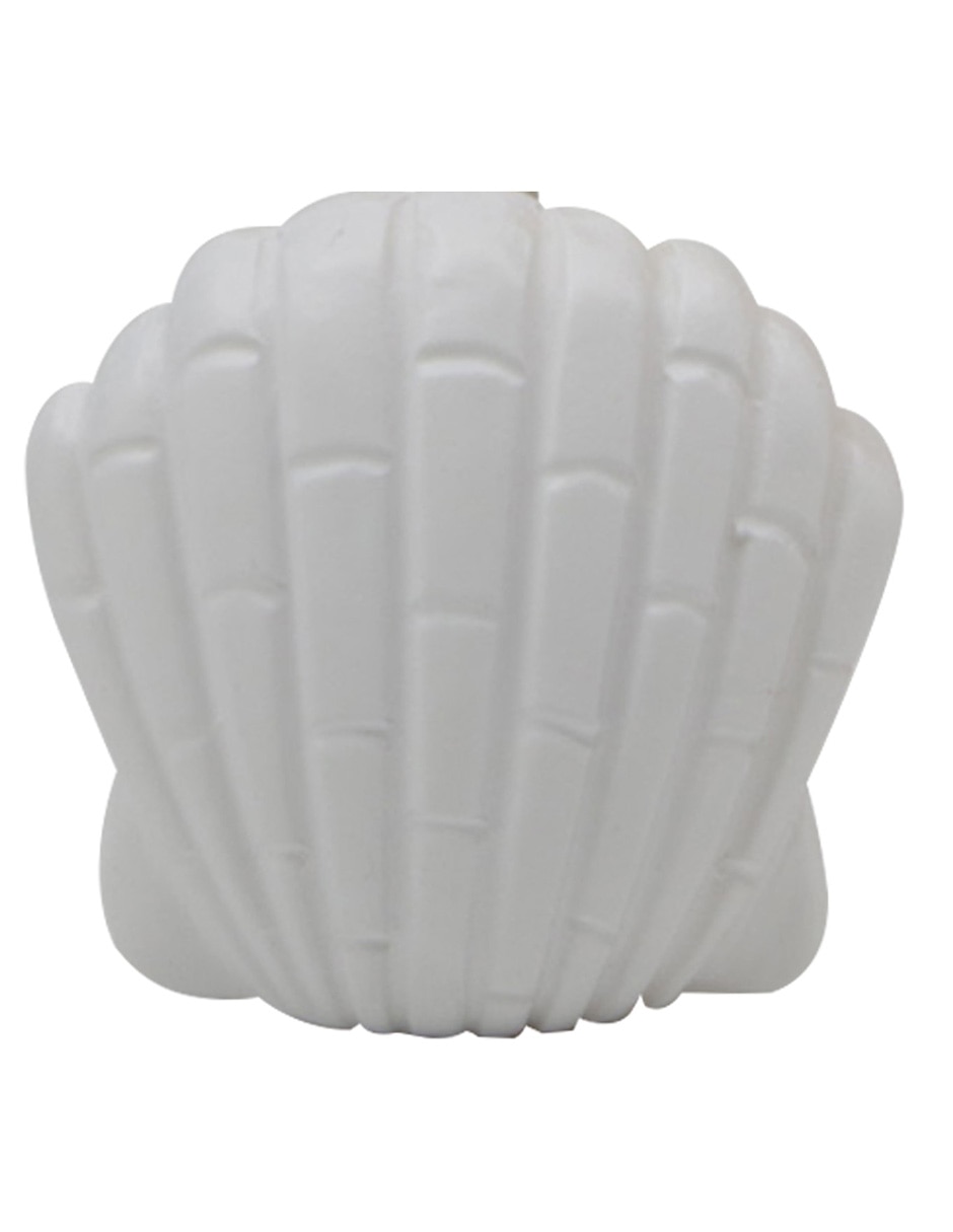 Set de 12 ganchos para cortina Conchas blanco 9