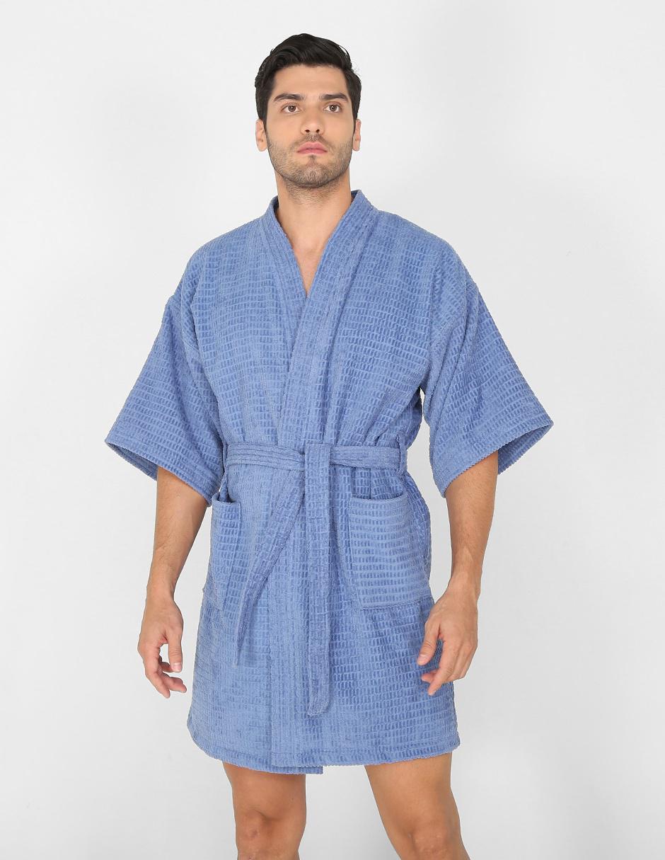 Bata de baño Wafle para hombre 1