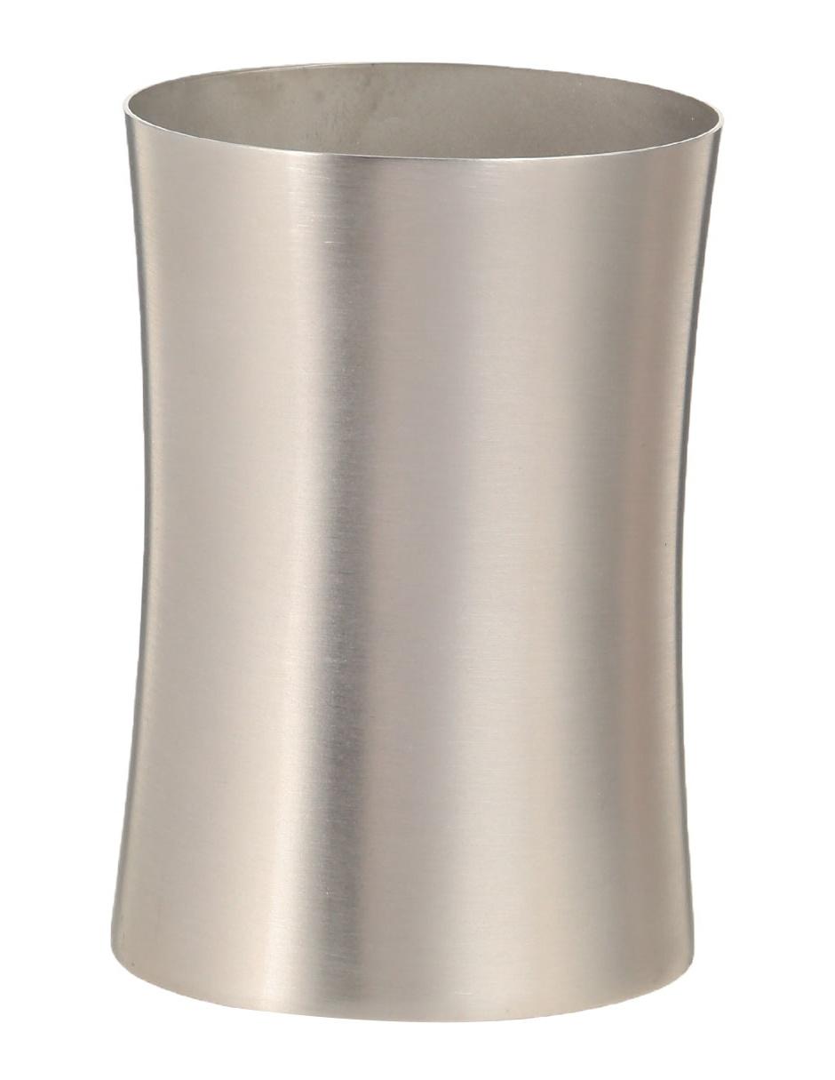 Vaso para cepillo Cerox plateado