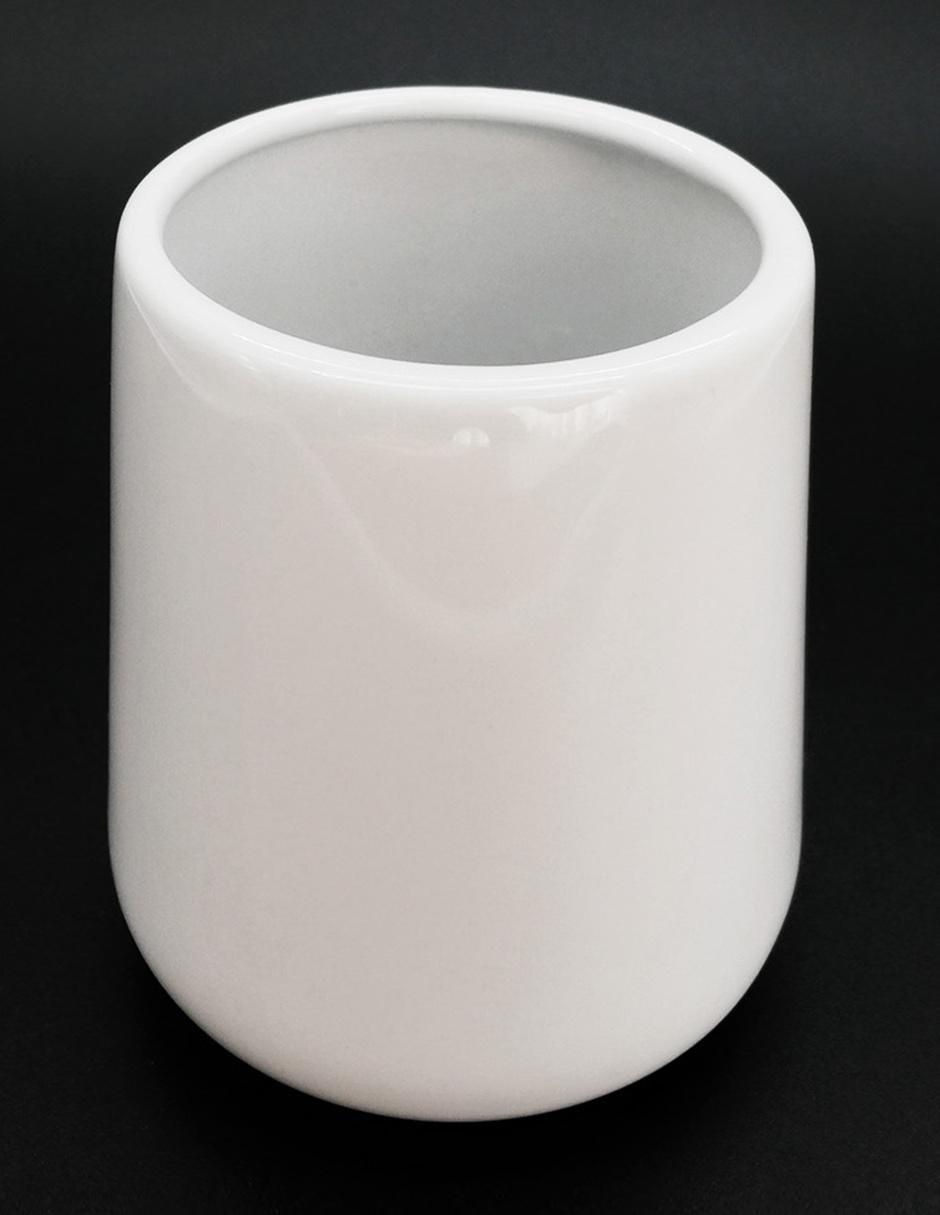 Vaso contenedor de baño DWEL blanco 3