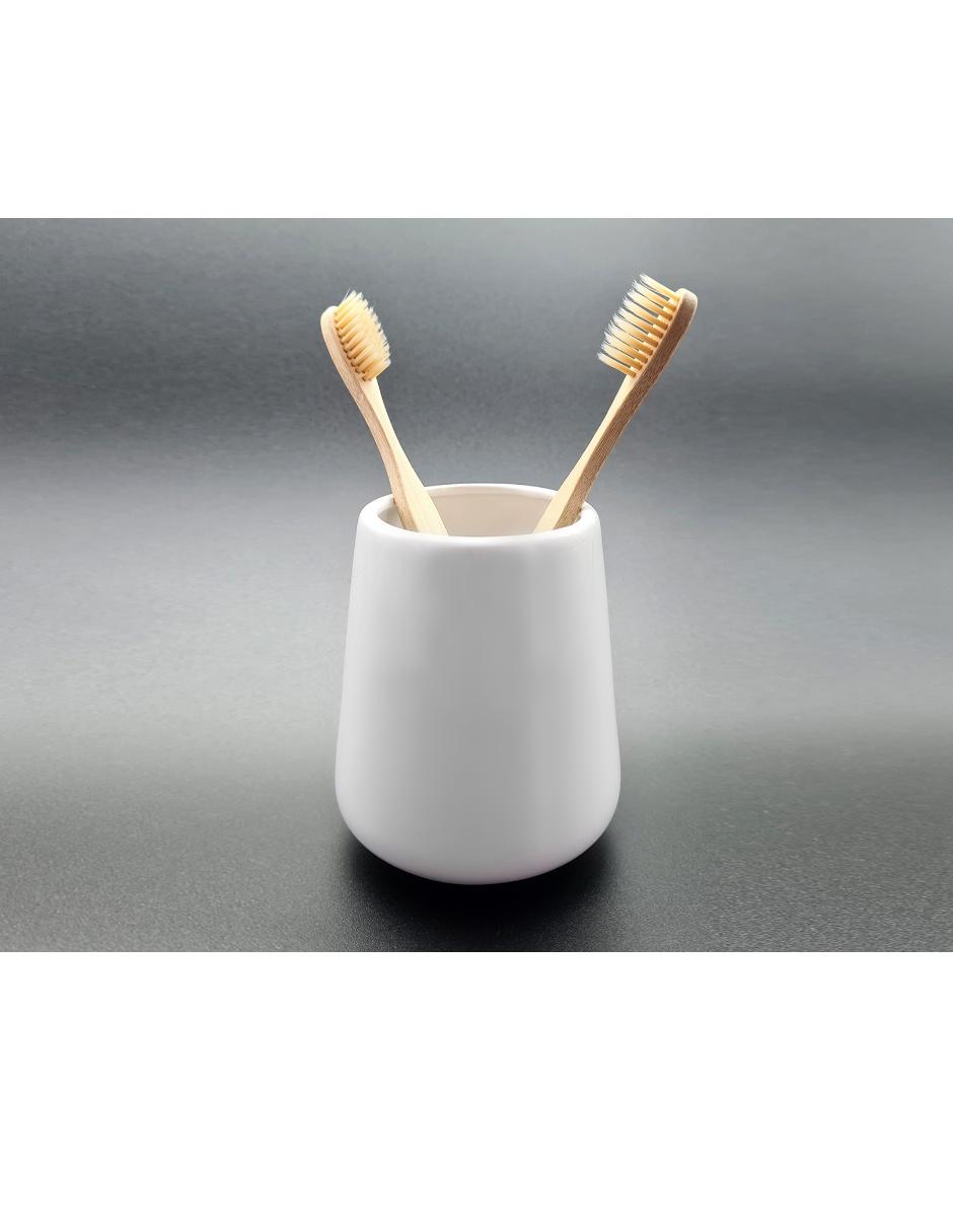 Vaso contenedor de baño DWEL blanco 6
