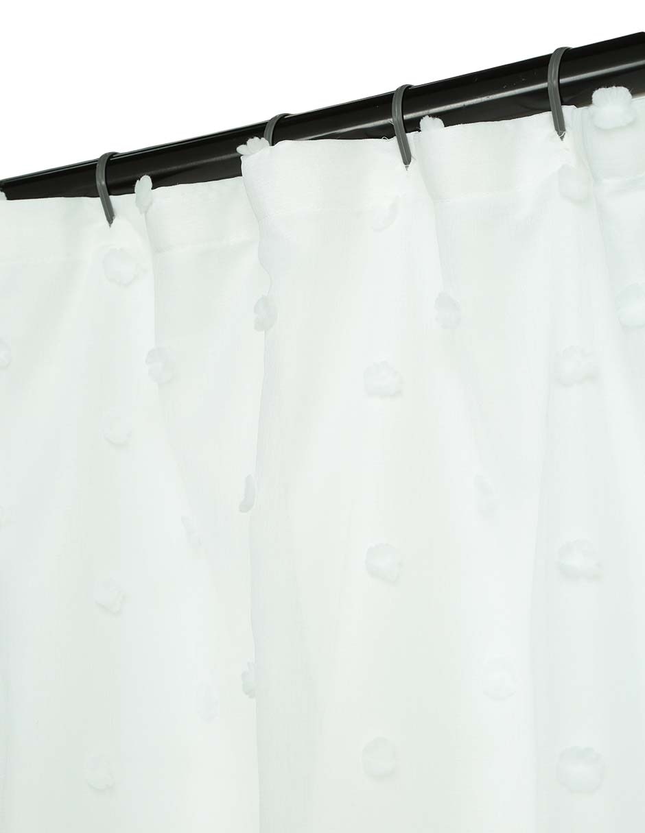 Cortina para baño Swiss Dots 2
