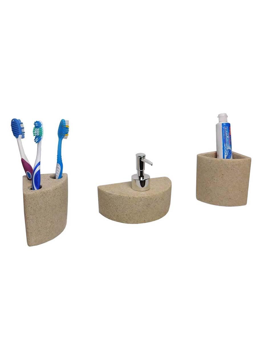 Set de Baño Acabado de Resina 2