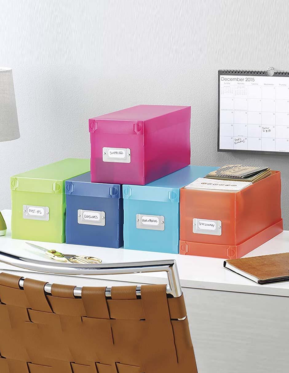 Set de 5 cajas organizadoras