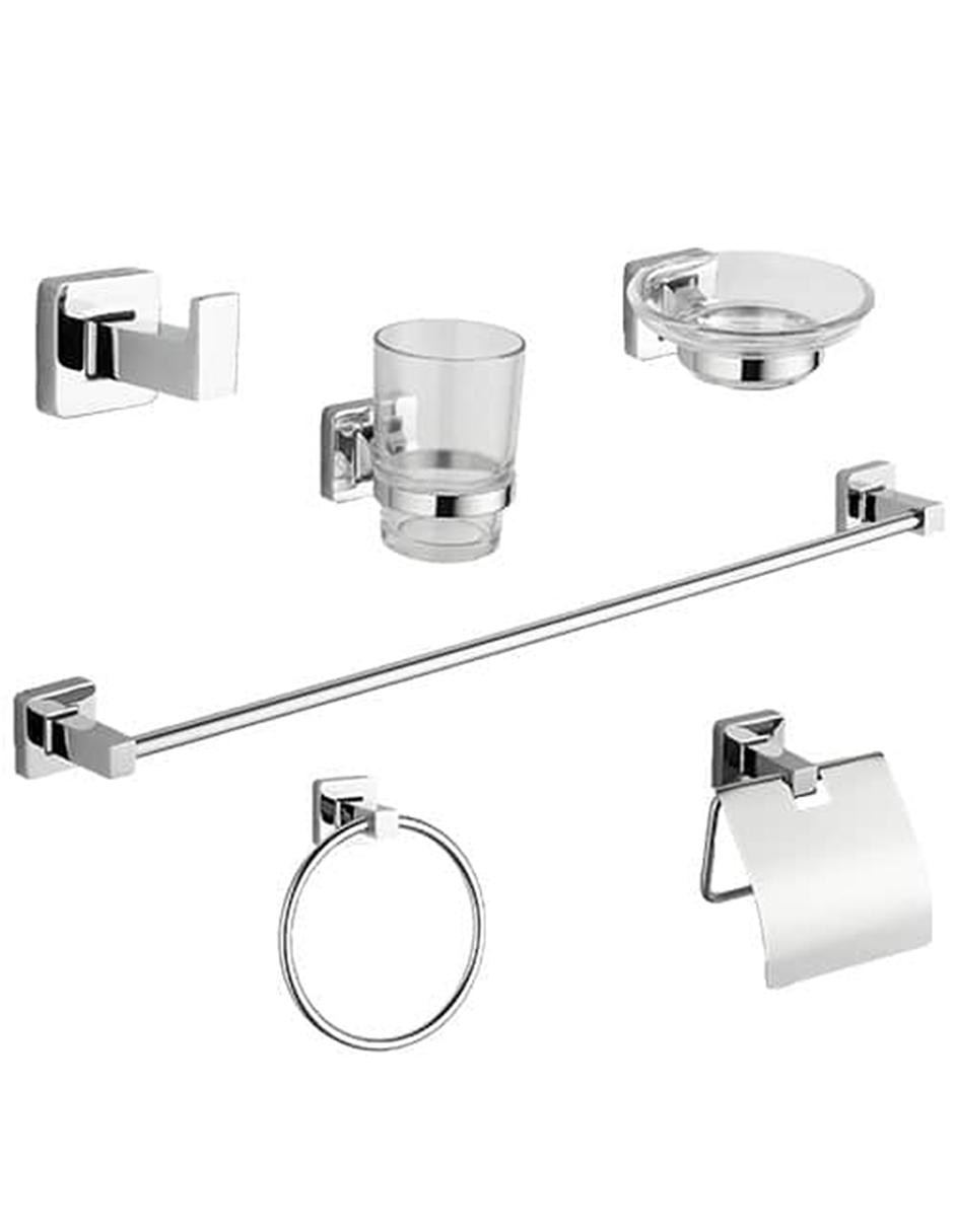 Set baño empotrable 6 piezas