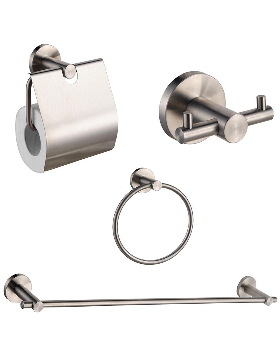 Set baño empotrable 4 piezas