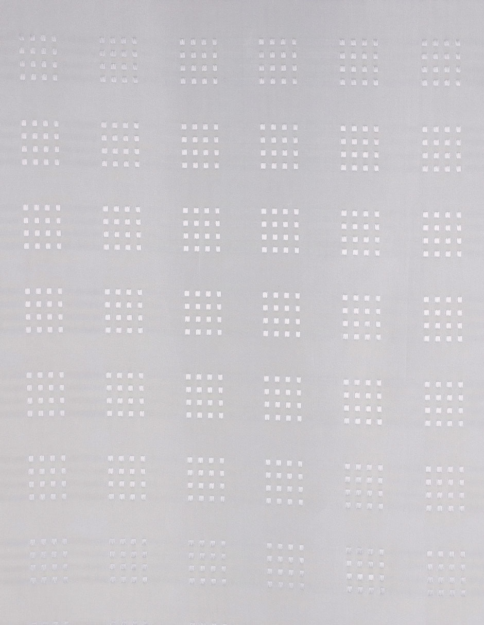 CORTINA BAÑO WAFFLE HAU, M, GRIS CLARO
