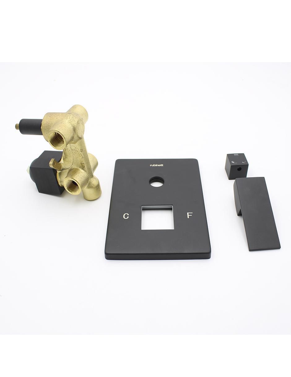 Set baño empotrable de acero inoxidable 5 piezas 6