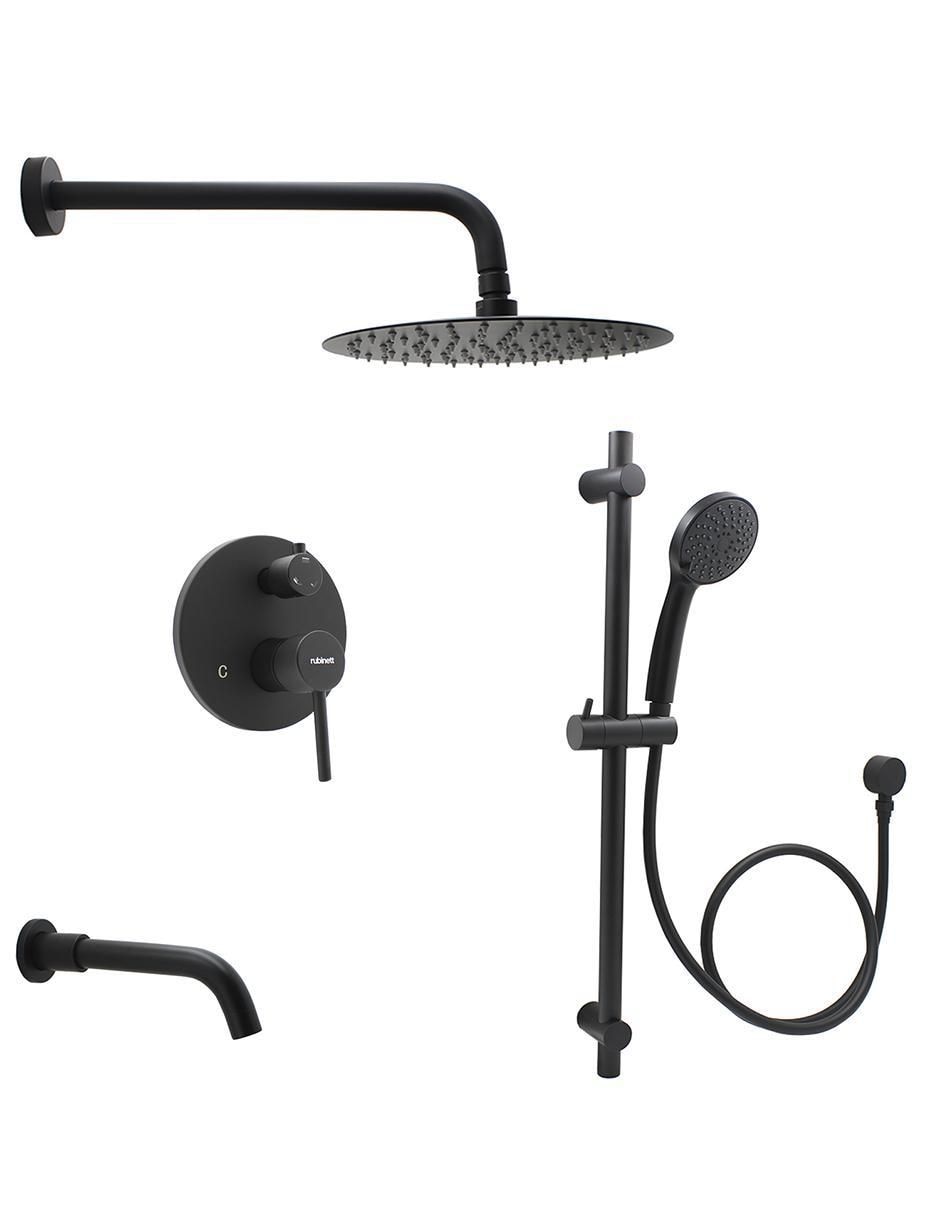 Set baño empotrable de acero inoxidable 5 piezas Set baño empotrable de acero inoxidable 5 piezas