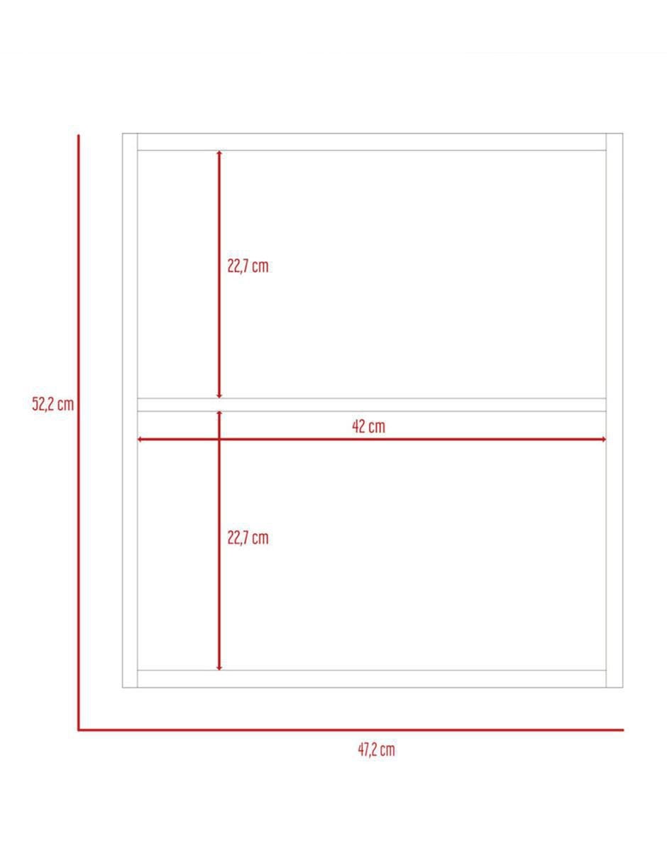 Mueble para baño Luma de melamina armable 5