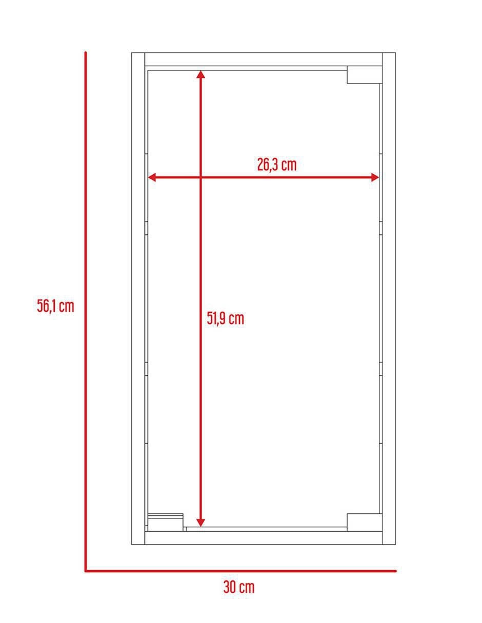 Mueble para baño Merlo de MDF armable 7
