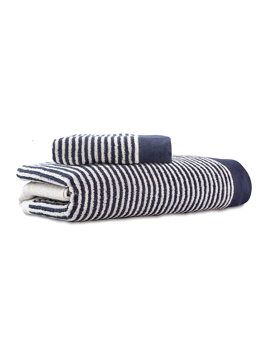 Toalla para baño Pete Lines de algodón unisex