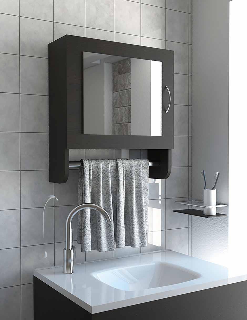 Mueble para baño Umbra de melamina armable 5
