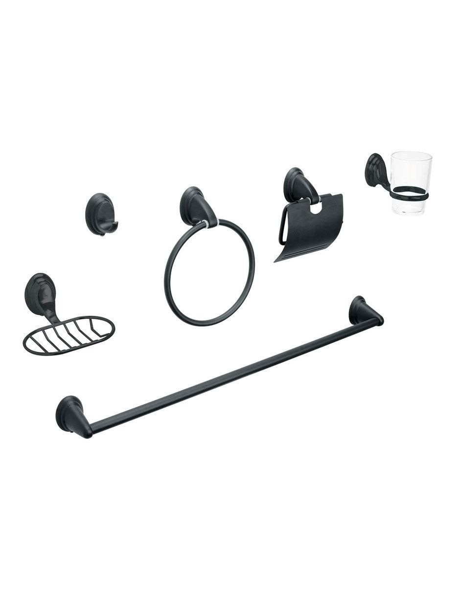 ▷ Set de accesorios de baños Classic. Fijación por adhesivo, sin