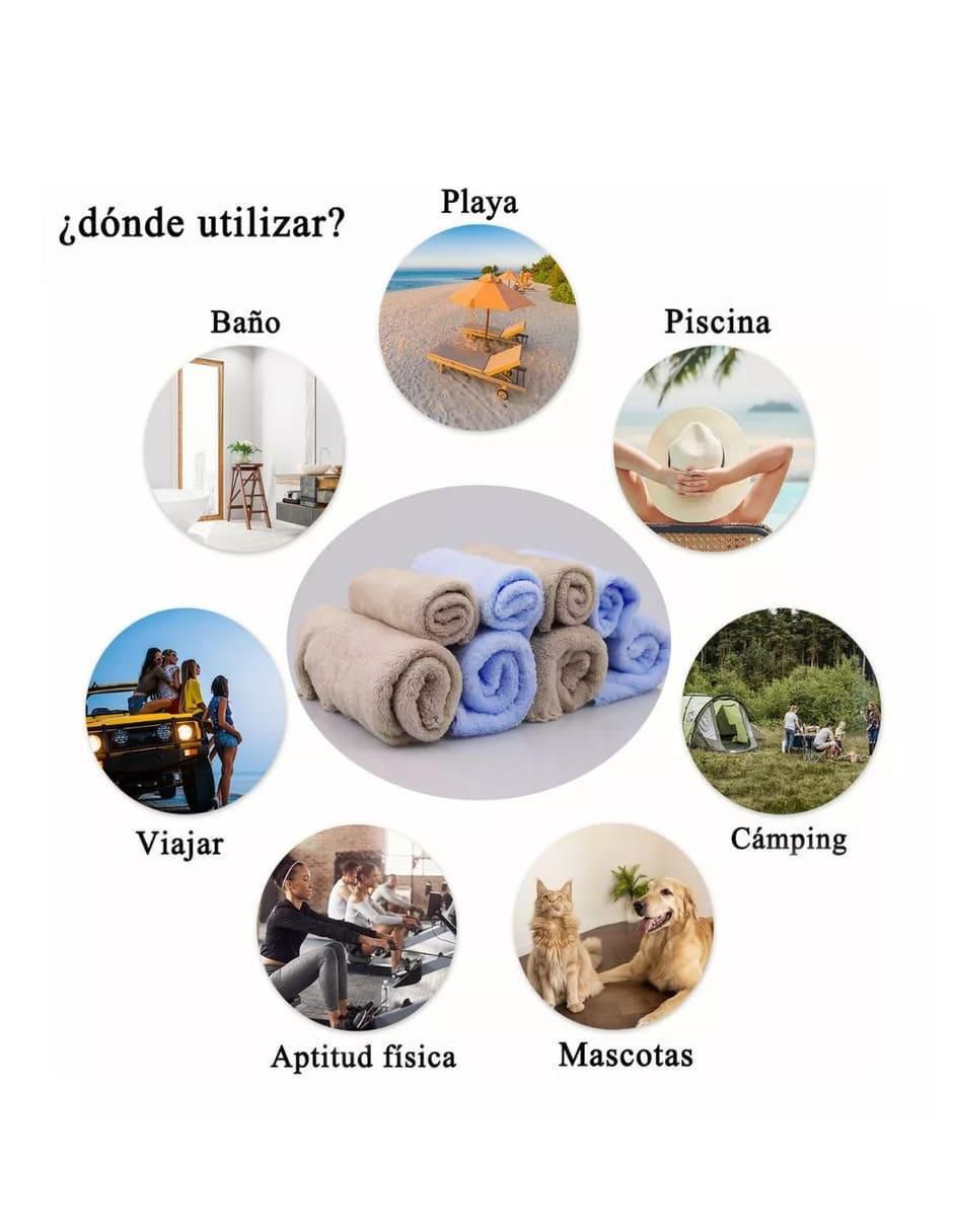 Toalla para baño de microfibra 2