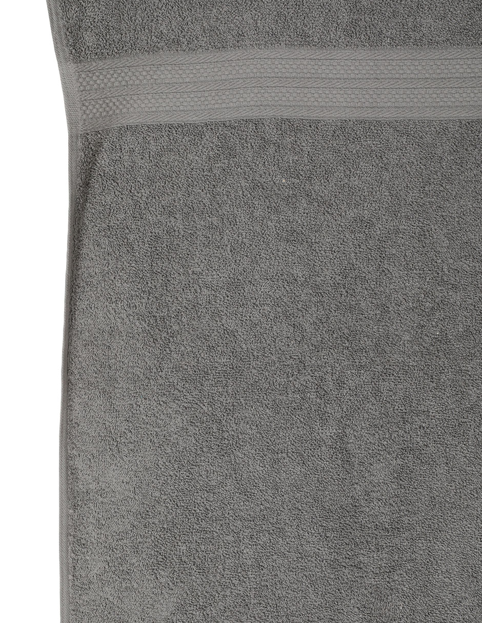 TOALLA DE BAÑO NA, MEDIO BAÑO, GRIS