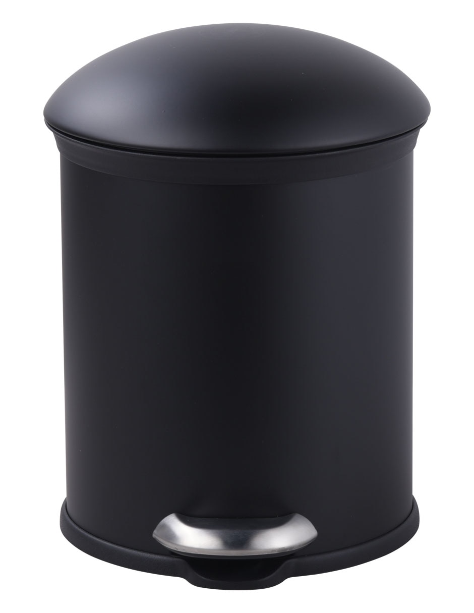 BOTE DE BASURA DOLY, 5 L, NEGRO HAUS