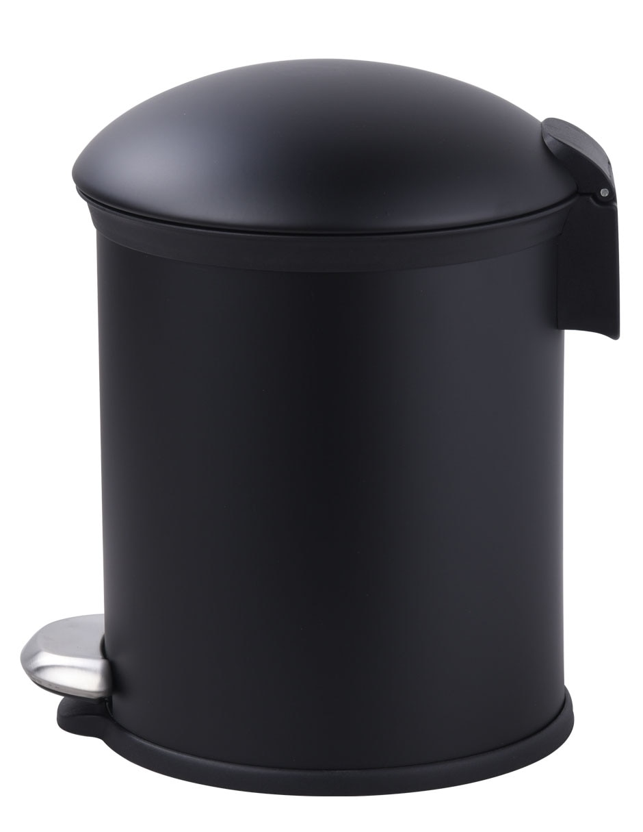 BOTE DE BASURA DOLY, 5 L, NEGRO HAUS