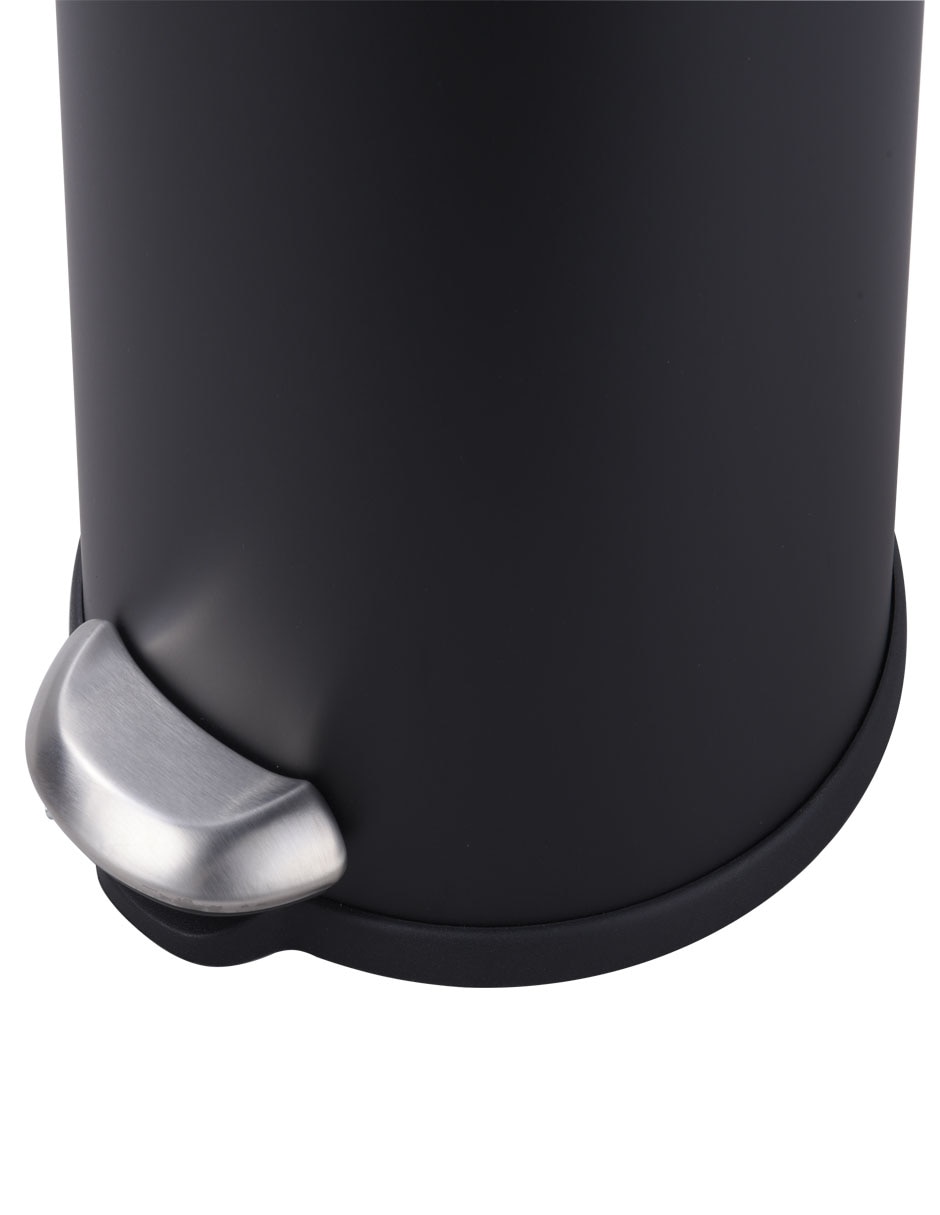 BOTE DE BASURA DOLY, 5 L, NEGRO HAUS