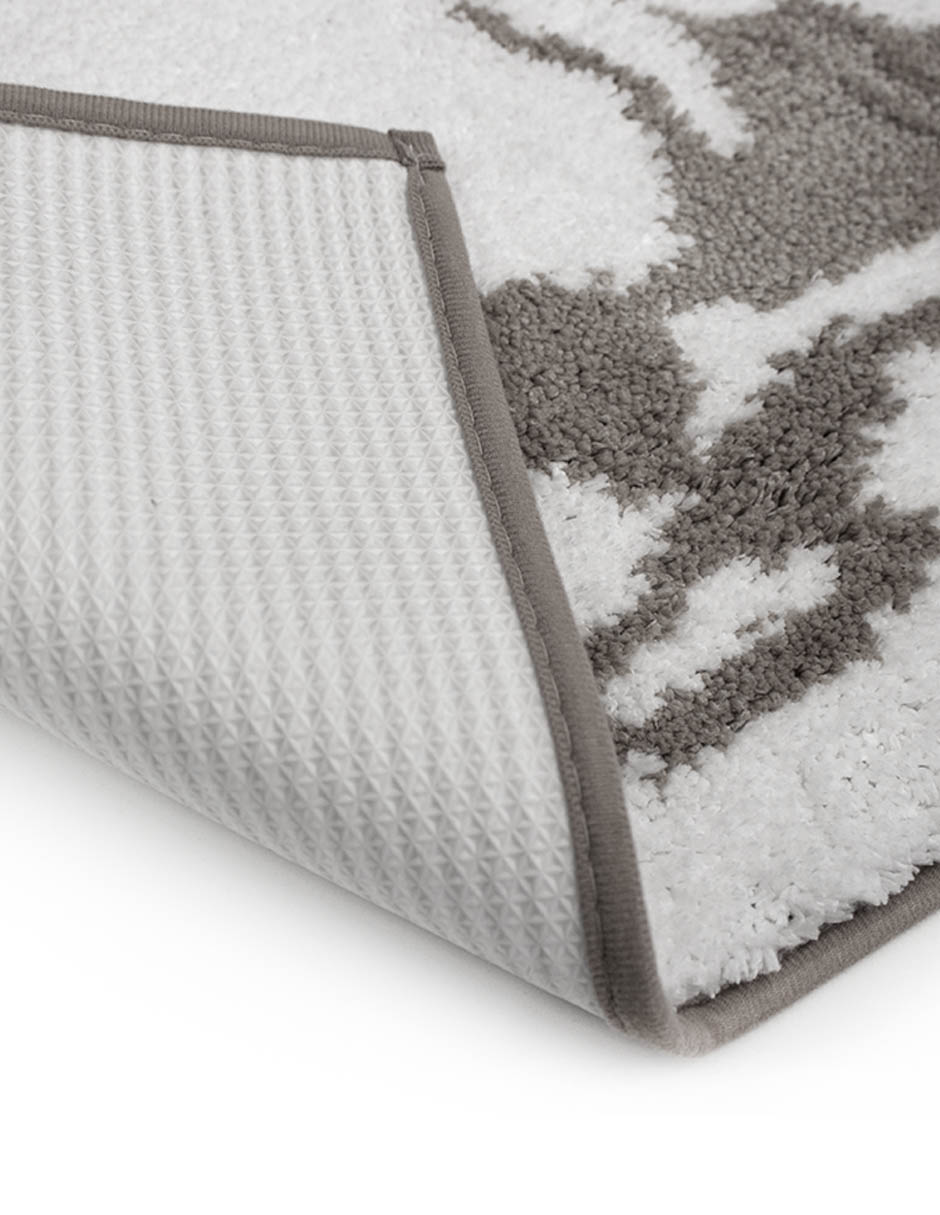 TAPETE DE BAÑO MARBL, 40 X 60 CM, GRIS