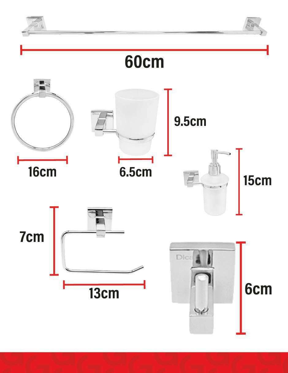 Set accesorios 6 piezas 8