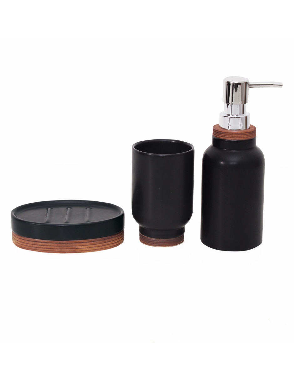 Juego de accesorios para baño Brunnel de cerámica 3 piezas