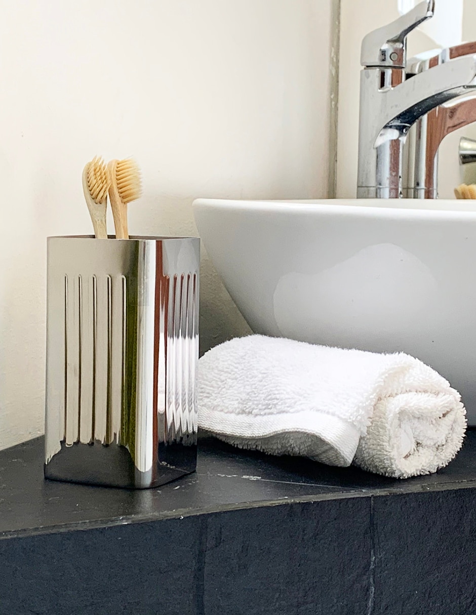 Vaso de baño Berlin de acero inoxidable 6