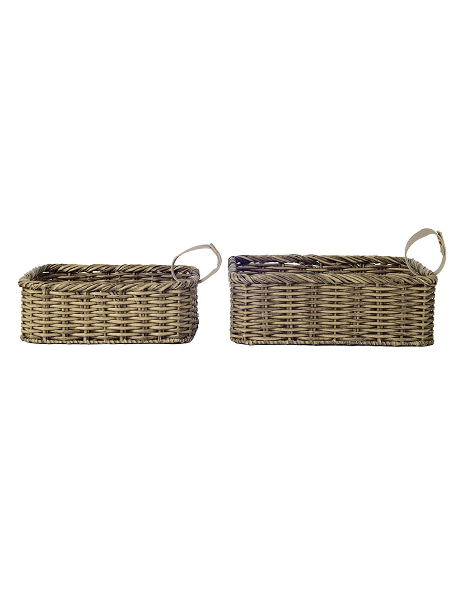 CESTO ALYSSA HAUS, GRIS, BEIGE