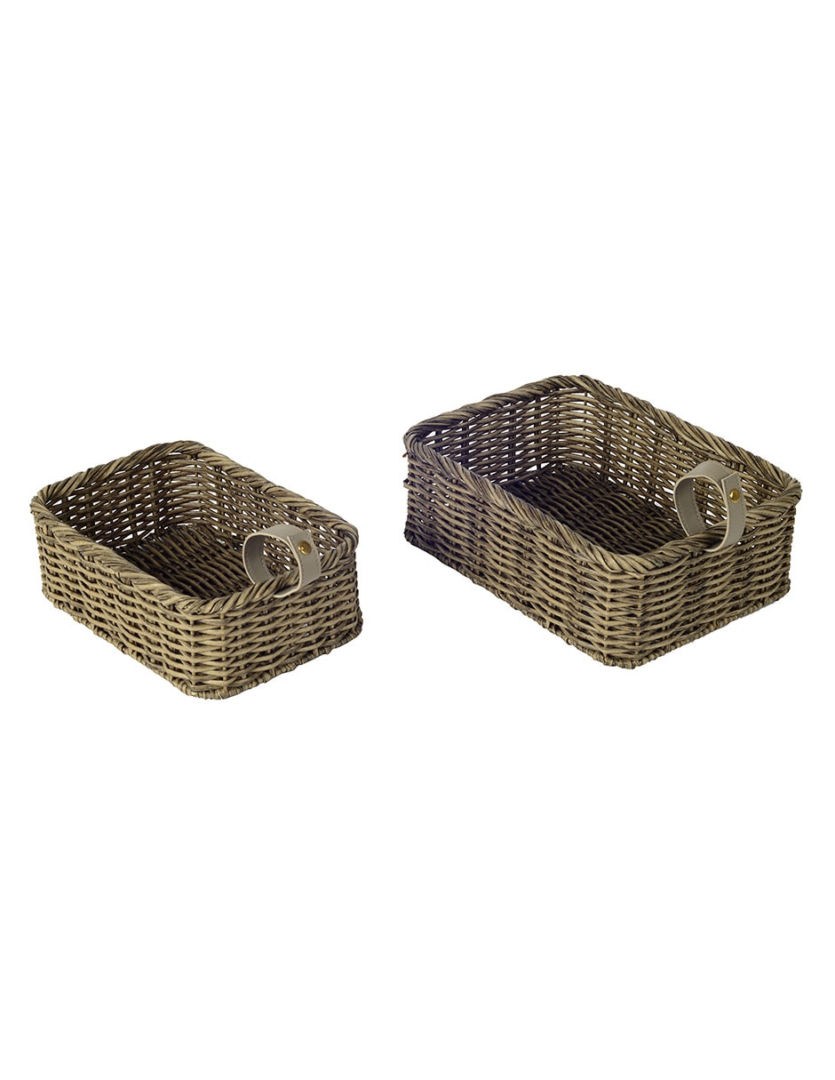 CESTO ALYSSA HAUS, GRIS, BEIGE
