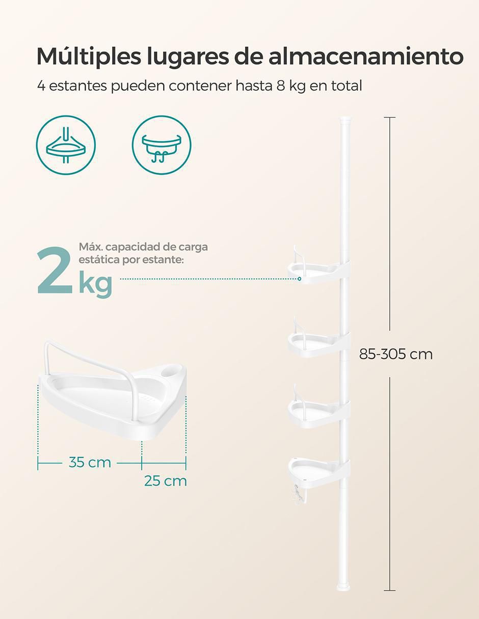 Organizador de baño Ajustable 4