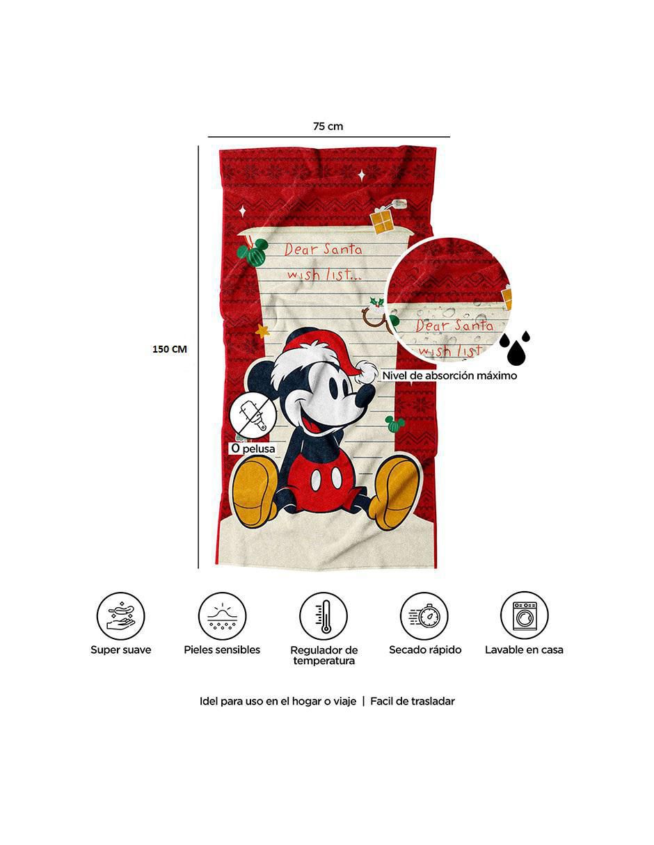 Toalla para baño Mickey Mouse 3