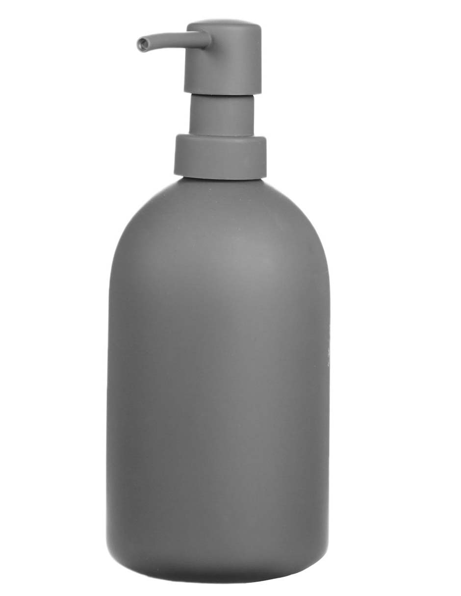 DOSIFICADOR JABÓN RUBBER, 480 ML, GRIS