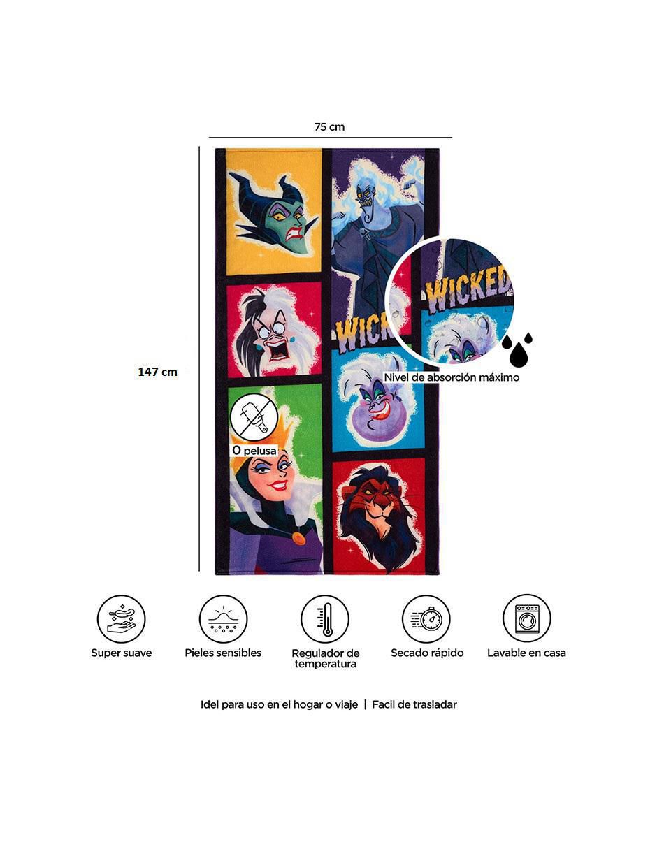 Toalla Villains de microfibra 6