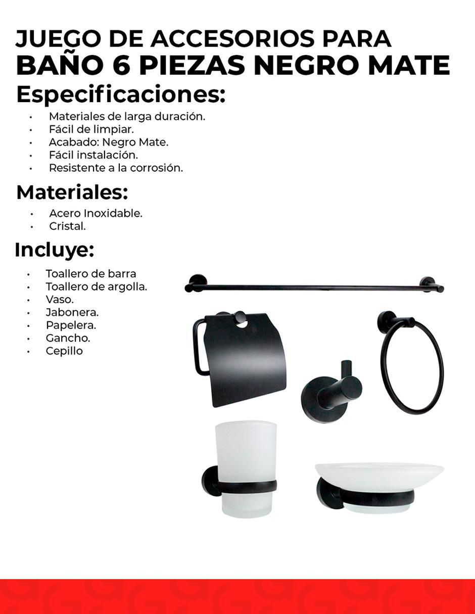 Set accesorios 7695 de acero inoxidable 6 piezas 5