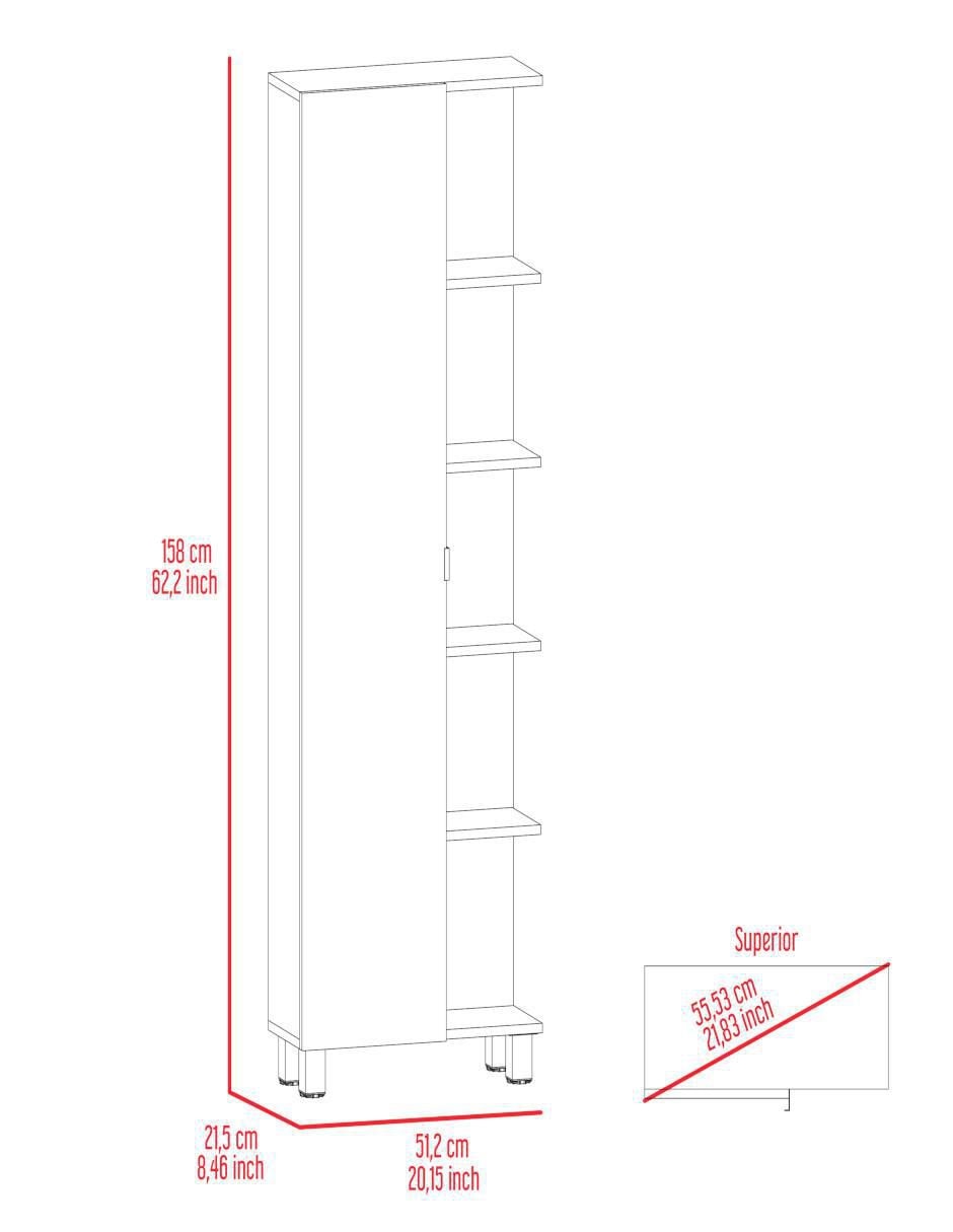 Mueble para baño de melamina armable 7