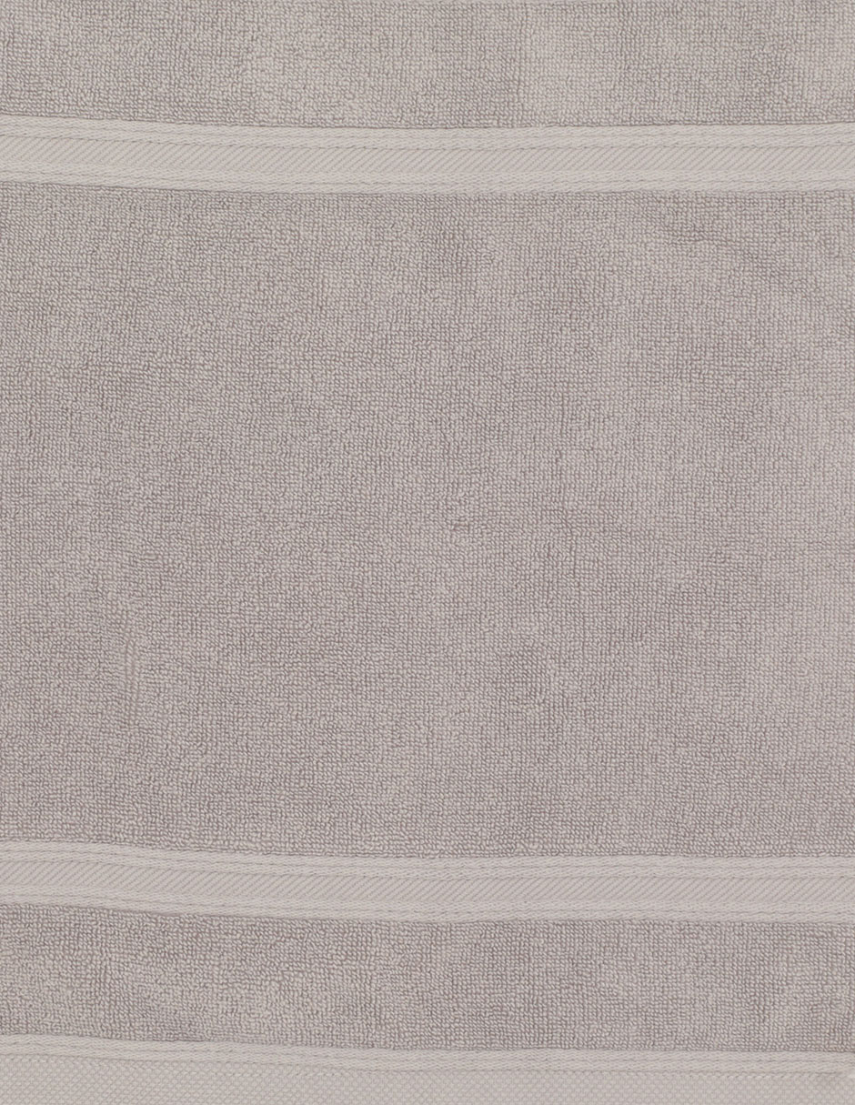 TOALLA DE BAÑO PRESTON, FACIAL H, GRIS