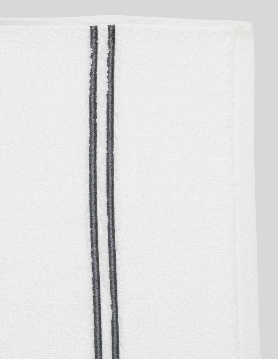TOALLA DE BAÑO LUX, MANOS, GRIS OXFORD