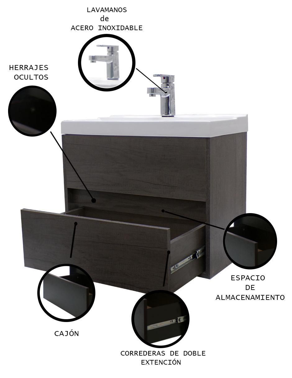 Mueble para baño decomobil provenzal 12 mdf