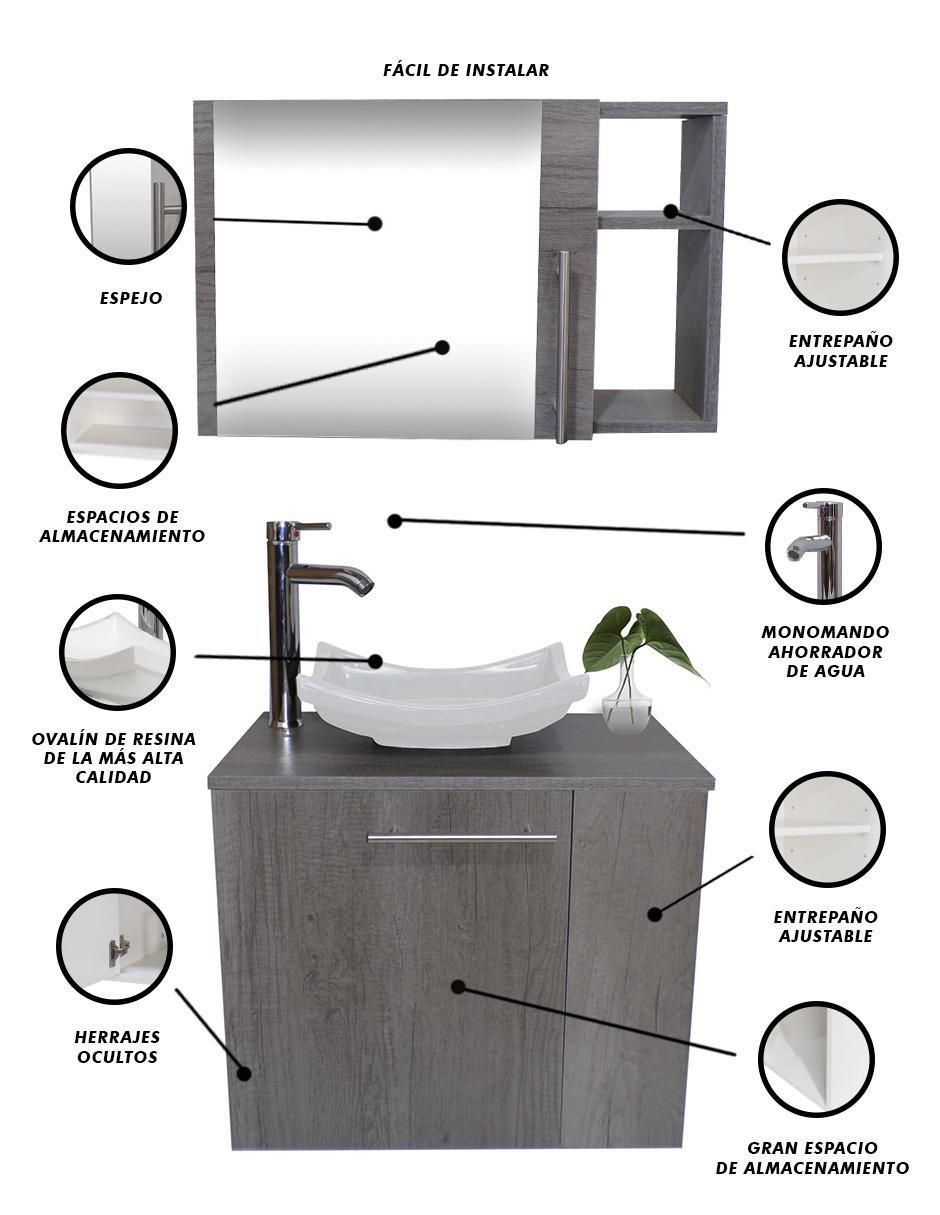 Mueble para baño decomobil mellor ob mdf