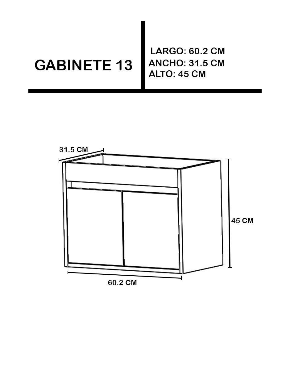 Mueble para baño decomobil lia mdf