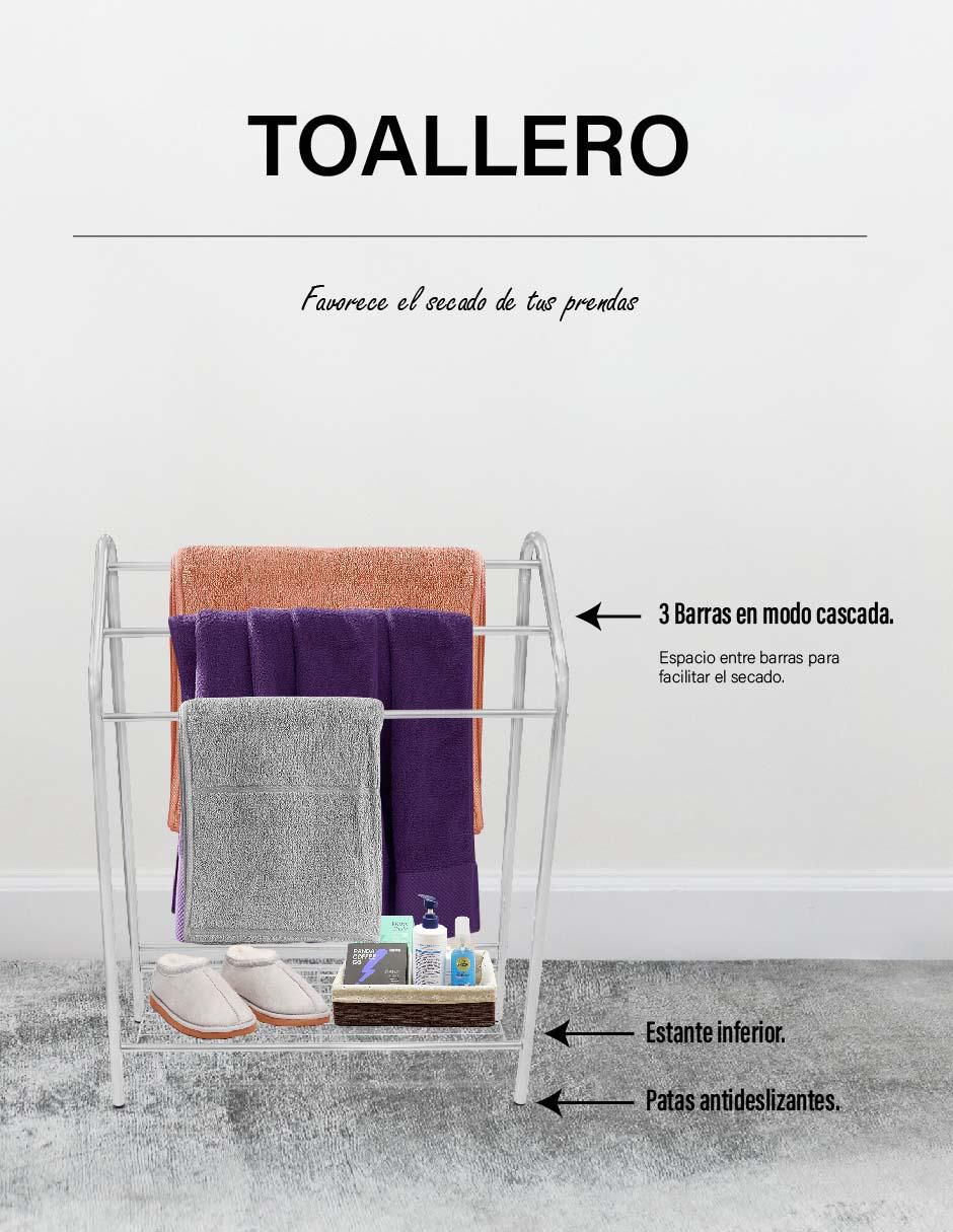 Toallero de piso de acero inoxidable 5