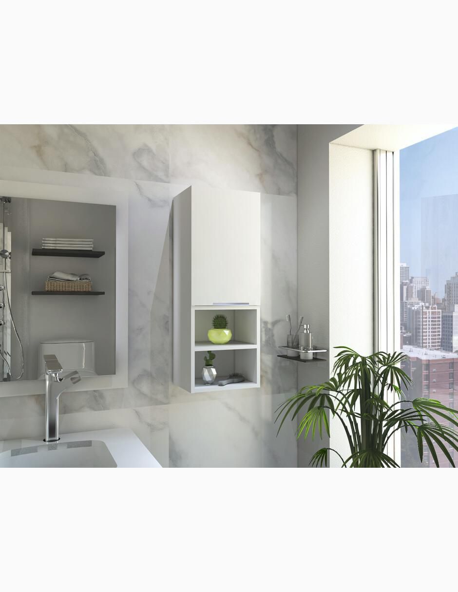 Mueble para baño Jules de melamina armable 5