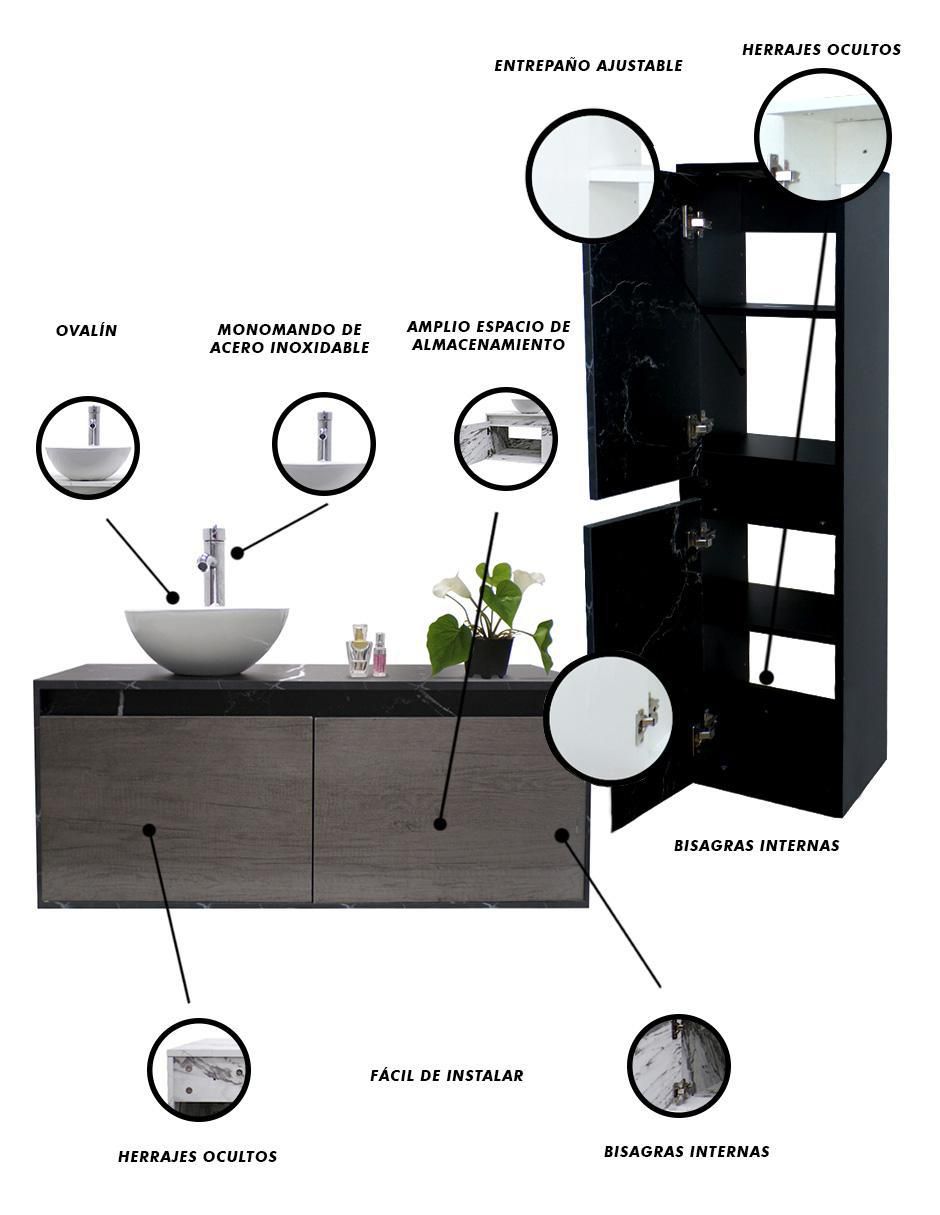 Mueble para baño decomobil set esbly mdf