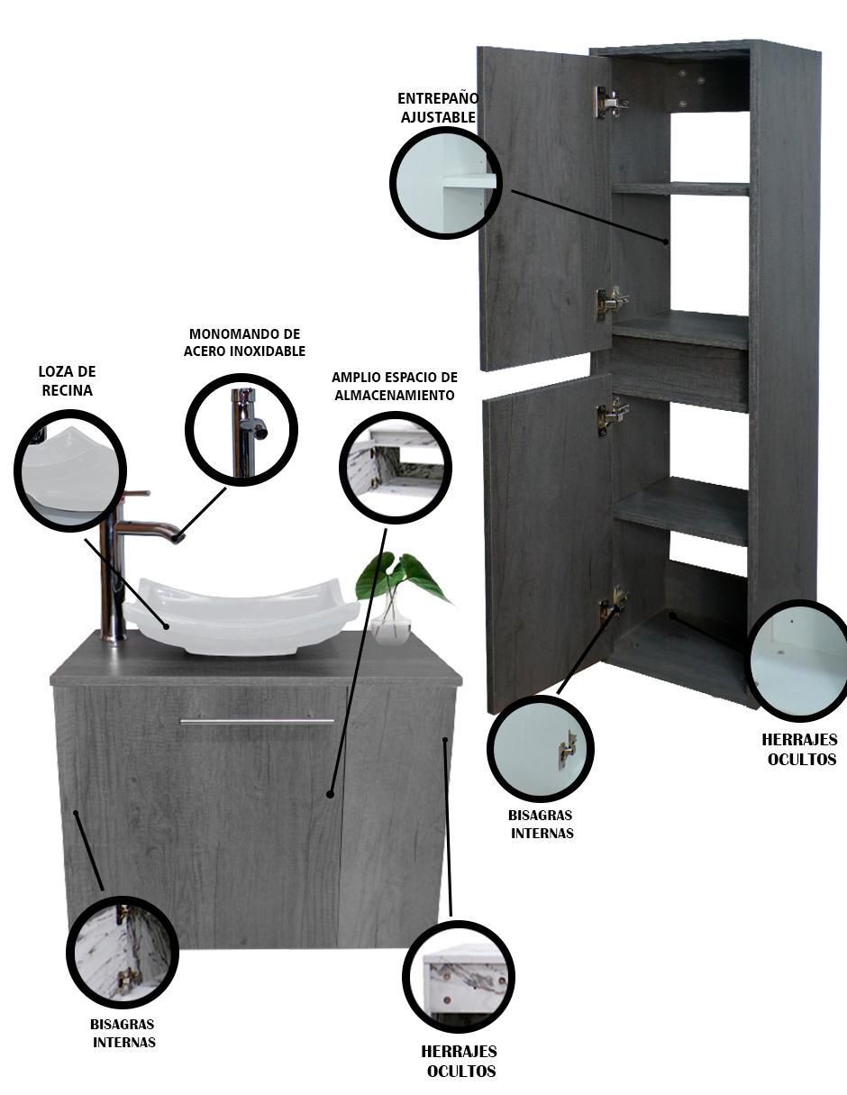 Mueble para baño decomobil set agra mdf