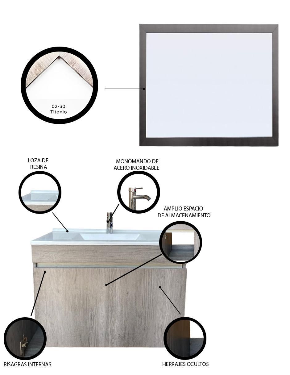 Mueble para baño decomobil lucerna mdf