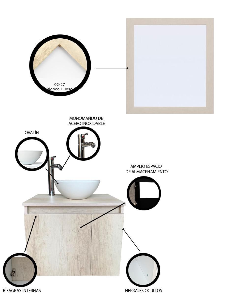 Mueble para baño decomobil delémont mdf