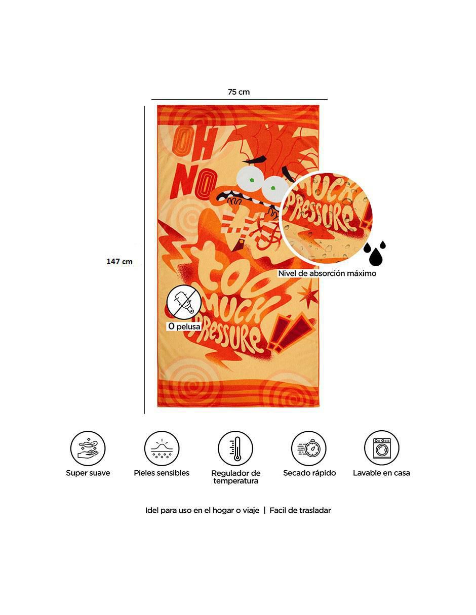 Toalla para baño Premium Much Intensamente 2 de microfibra 8
